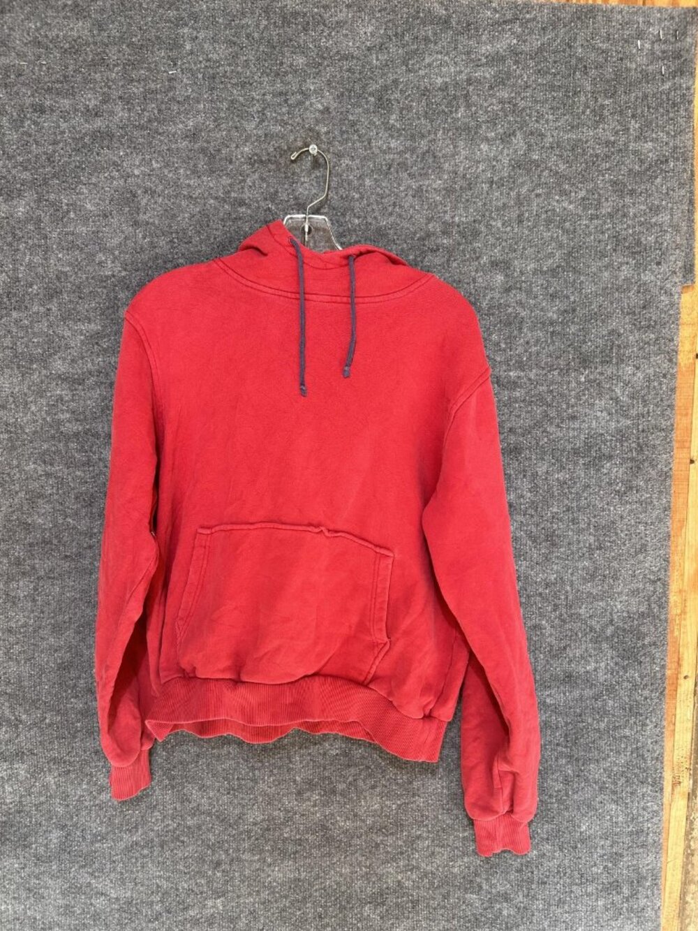 ByCORPUS Hoodie Sweatshirt Womens Medium Red Pullover Kangaroo Pocket Basic